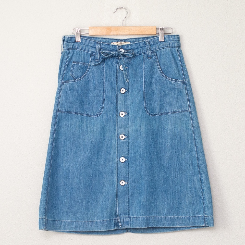 Levis Drawstring Denim Skirt